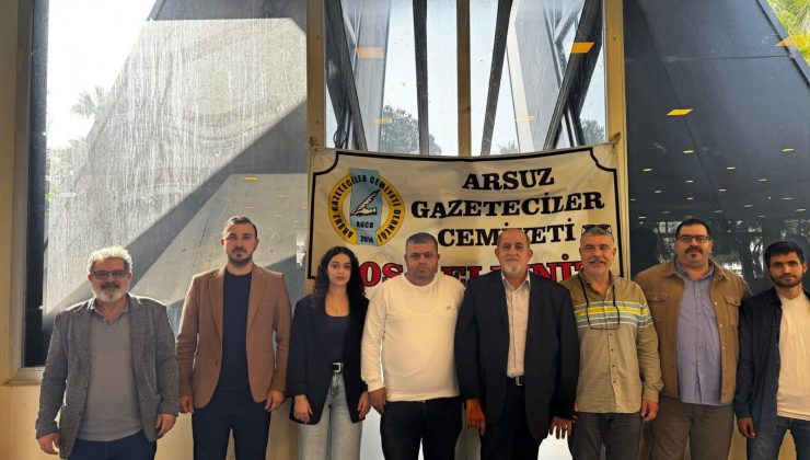 GİRAY DARTAR ARSUZ GAZETECİLER CEMİYETİ’NDE GÜVEN TAZELEDİ