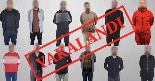 KIRMIZI BÜLTENLE ARANAN 12 SUÇLU TÜRKİYE’YE GETİRİLDİ