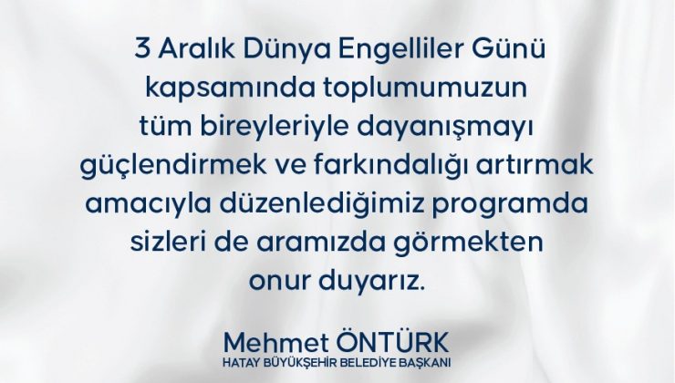 HBB’DEN ÖZEL ÇOCUKLARA PROGRAM