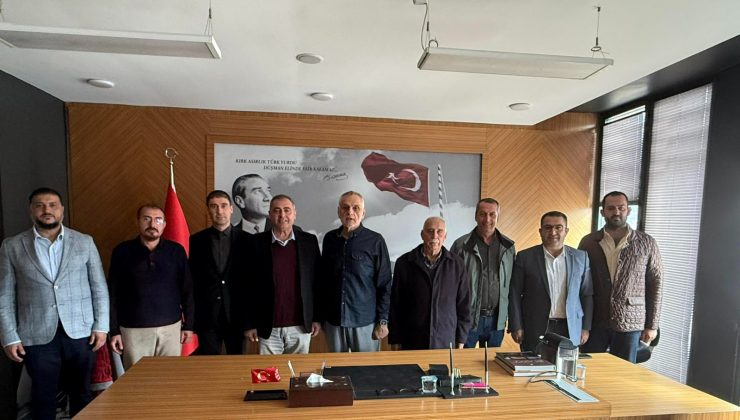 BAŞKAN ÇİNÇİN DEFNE HEYETİNİ KABUL ETTİ