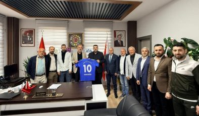 SAMANDAĞ SPOR’DAN EMNİYET MÜDÜRÜ GÖKHAN NACİOĞLU’NA TEŞEKKÜR ZİYARETİ