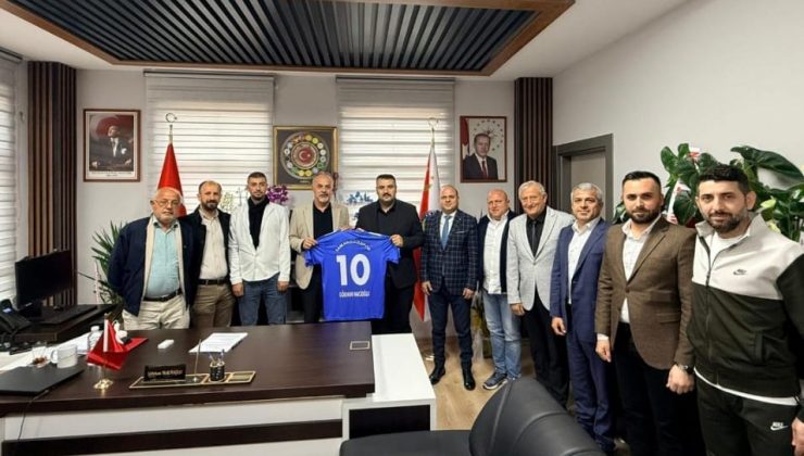 SAMANDAĞ SPOR’DAN EMNİYET MÜDÜRÜ GÖKHAN NACİOĞLU’NA TEŞEKKÜR ZİYARETİ