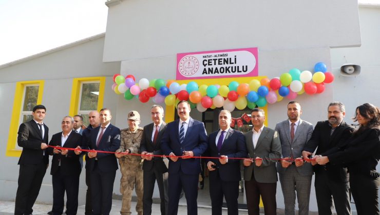 ALTINÖZÜ’NDE ANAOKULU AÇILIŞI GERÇEKLEŞTİRİLDİ 