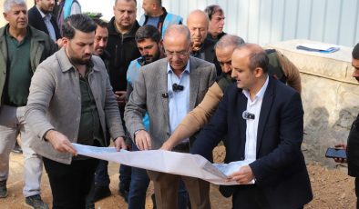 GENEL MÜDÜR CİHANGİR VE BAŞKAN YAPAR ÇALIŞMALARI YERİNDE İNCELEDİ