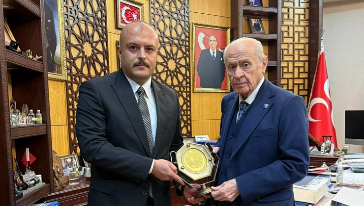 BAŞKAN ÇELİK BAHÇELİ’Yİ ZİYARET ETTİ