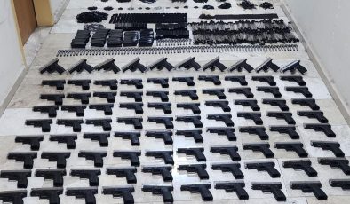 HATAY’DA KAÇAK SİLAH OPERASYONU