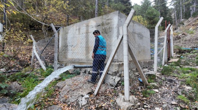 ERZİN KIZLARÇAYI YAYLALARINDA 600 HANENİN SU SORUNU ÇÖZÜLDÜ