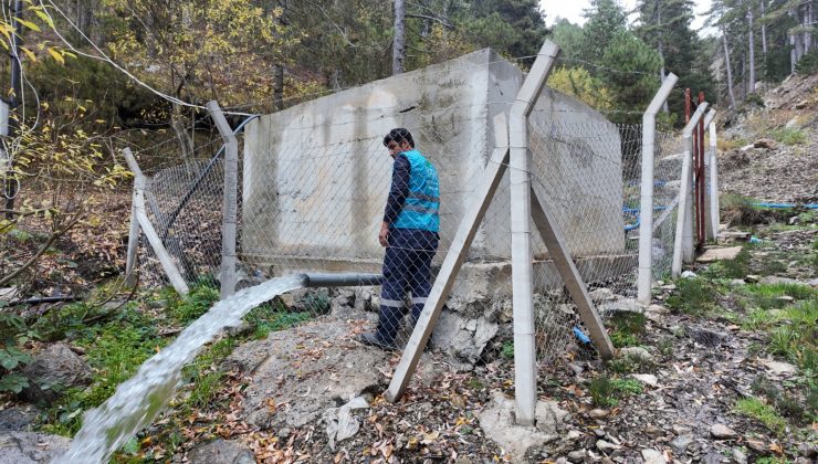 ERZİN KIZLARÇAYI YAYLALARINDA 600 HANENİN SU SORUNU ÇÖZÜLDÜ