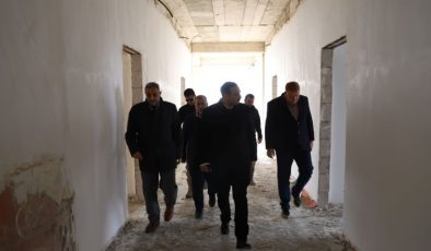 KAYMAKAM ŞAHİN KURS İNŞAATINI İNCELEDİ