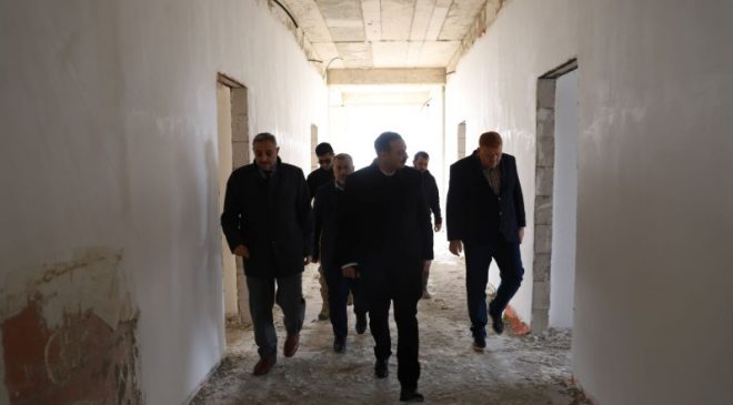 KAYMAKAM ŞAHİN KURS İNŞAATINI İNCELEDİ