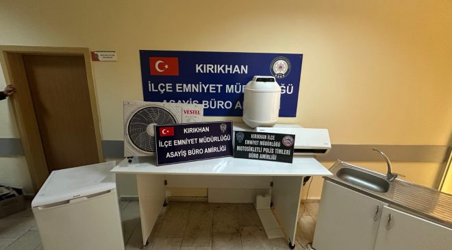 KONTEYNER KENTTE HIRSIZLIĞA SUÇÜSTÜ: 4 GÖZALTI!