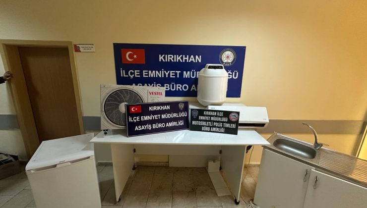 KONTEYNER KENTTE HIRSIZLIĞA SUÇÜSTÜ: 4 GÖZALTI!