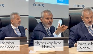 ÖNTÜRK: HATAY’I GÜZEL GÜNLER BEKLİYOR