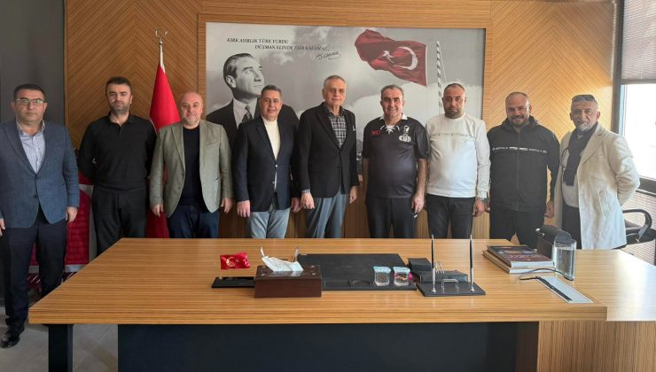 BAŞKAN ÇİNÇİN BEŞİKTAŞ HEYETİNİ AĞIRLADI