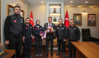 VALİ MASATLI AFAD HEYETİNİ KABUL ETTİ