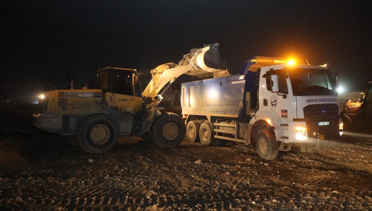 HBB’DEN HAFRİYATTA GECE MESAİSİ