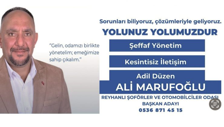 ALİ MARUFOĞLU ADAYLIĞINI DUYURDU: “DİREKSİYONDA SİZ, YÖNETİMDE BİZ OLACAĞIZ”