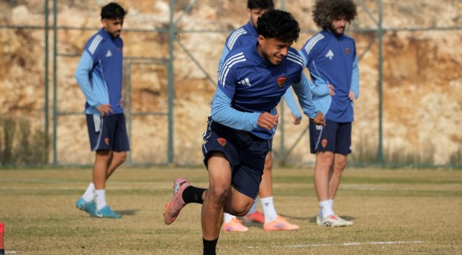 HATAYSPOR VANSPOR MAÇI HAZIRLIKLARINI TAMAMLADI 