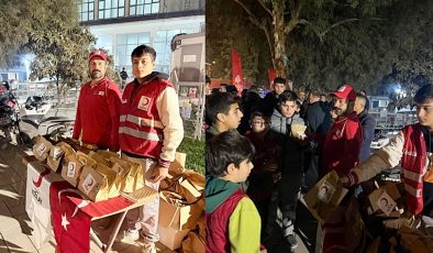 KIZILAY’DAN VATANDAŞLARA KANDİL İKRAMI