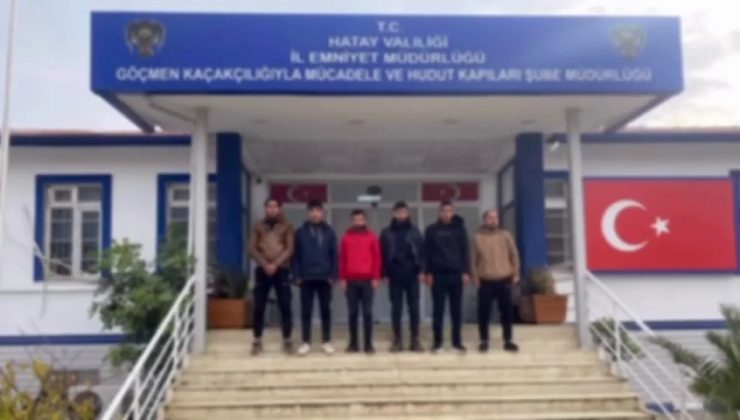 HATAY’DA ARAÇTA 6 KAÇAK GÖÇMEN YAKALANDI 