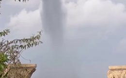 HATAY’DA DENİZDE HORTUM OLUŞTU 