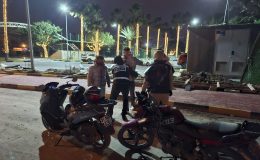 İSKENDERUN POLİSİ SOĞUK HAVADA ASAYİŞ İÇİN SAHADA   