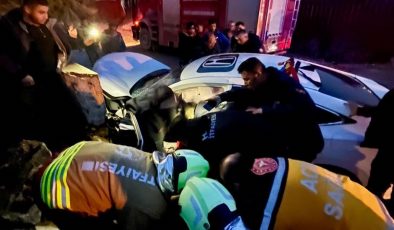 DEFNE’DE TRAFİK KAZASI: 2 YARALI   