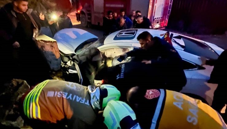 DEFNE’DE TRAFİK KAZASI: 2 YARALI   