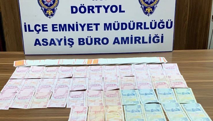 DÖRTYOL’DA KUMAR OPERASYONU: 6 KİŞİYE PARA CEZASI   