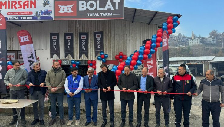 BAŞKAN YALÇIN İŞYERİ AÇILIŞINA KATILDI