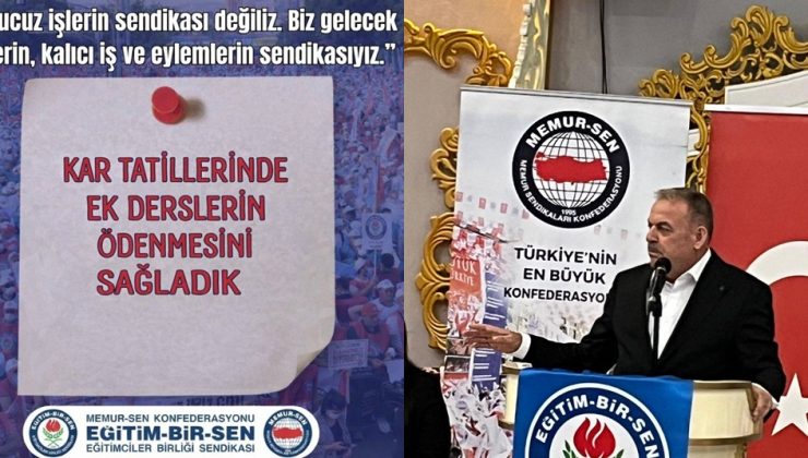 EĞİTİM-BİR-SEN HAKKI HER ŞARTTA SAVUNUYOR