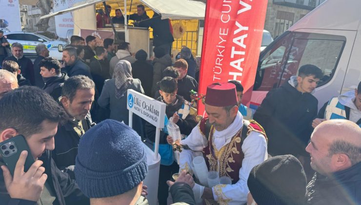 ÜLKÜ OCAKLARI’NDAN MEYAN ŞERBETİ İKRAMI