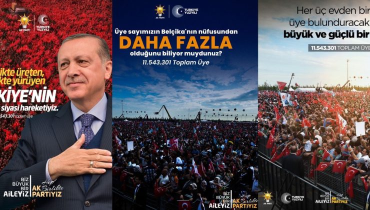 YAYMAN: MİLLETİN PARTİSİ 11 MİLYON ÜYEYE ULAŞTI