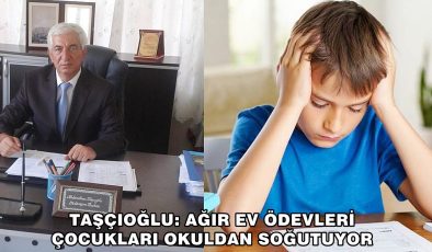 AĞIR EV ÖDEVLERİ ÇOCUKLARI OKULDAN SOĞUTUYOR