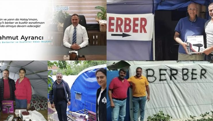 AYRANCI: BERBER VE KUAFÖR ESNAFIMIZIN YANINDAYIM