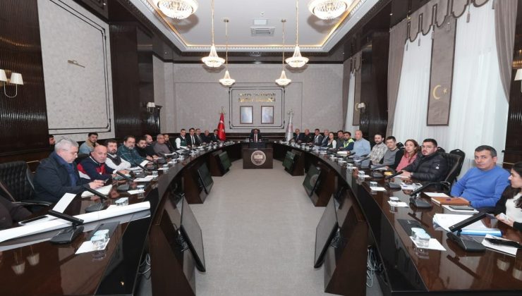 ANTAKYA ŞEHİR MERKEZİNDEKİ İNŞA ÇALIŞMALARI DEĞERLENDİRİLDİ 