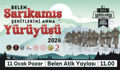 SARIKAMIŞ ŞEHİTLERİ BELEN’DE ANILACAK