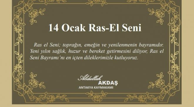 AKDAŞ: “RAS-EL SENİ BAYRAMI KUTLU OLSUN”