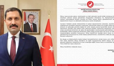 MASATLI: “MİRAÇ SABRIN VE RAHMETİN TEBELLÜRÜDÜR”