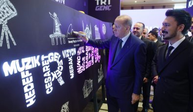 ERDOĞAN TRT GENÇ KANALI AÇILIŞINA KATILDI