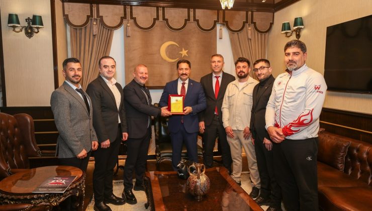 VALİ MASATLI SPORCU HEYETİ KABUL ETTİ