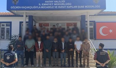 HATAY’DA GÖÇMEN KAÇAKÇILIĞI OPERASYONU