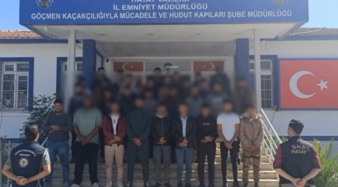 HATAY’DA GÖÇMEN KAÇAKÇILIĞI OPERASYONU