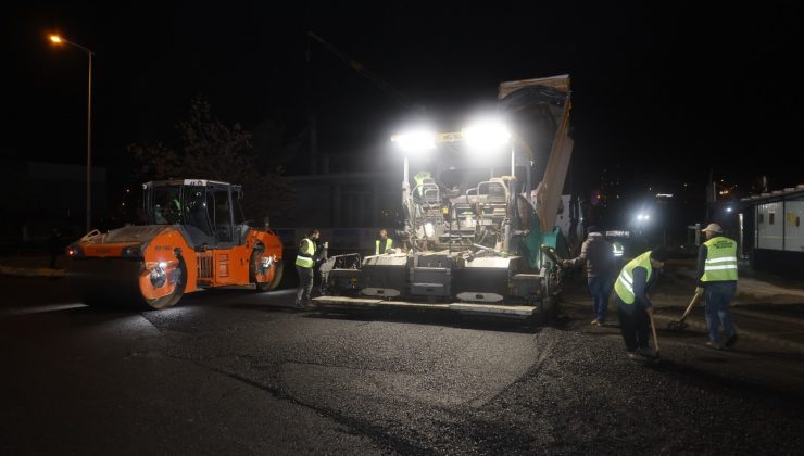 HBB’DEN ŞÜKRÜ BALCI CADDESİ’NE ASFALTLAMA ÇALIŞMASI