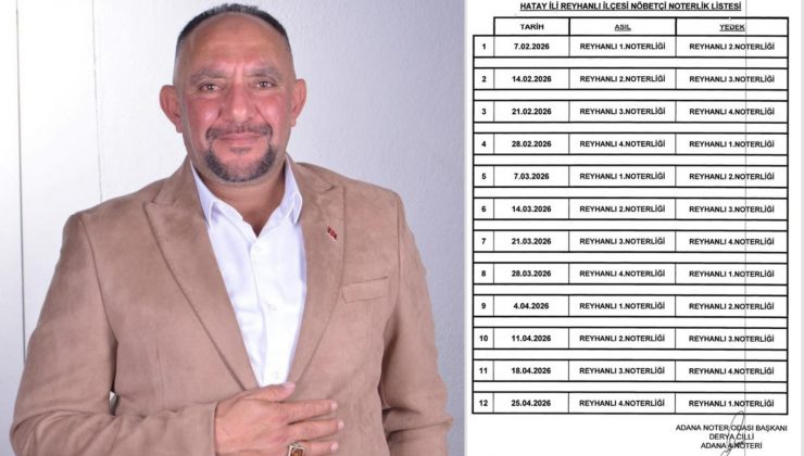 MARUFOĞLU: “NÖBETÇİ NOTER FAALİYETE GİRMİŞTİR”