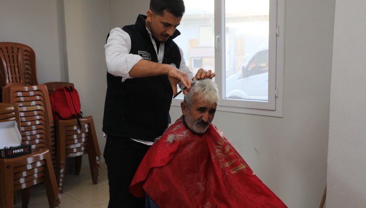 HBB’DEN DEZAVANTAJLI VATANDAŞLARA SAHADA BERBER HİZMETİ