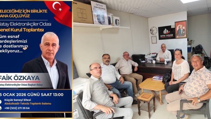 ÖZKAYA: “ODAMIZIN GELECEĞİNİ BİRLİKTE DAHA GÜÇLÜ KURACAĞIZ”