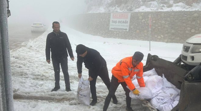 YAYLADAĞI’NDA BEYAZ ESARETLE MÜCADELE SÜRÜYOR