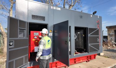 ELEKTRİK KESİNTİLERİNE KARŞI SU TESİSLERİNE JENERATÖR TAKVİYESİ