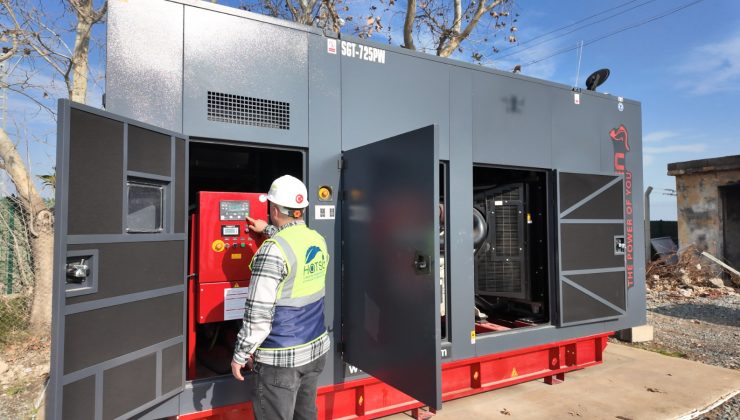 ELEKTRİK KESİNTİLERİNE KARŞI SU TESİSLERİNE JENERATÖR TAKVİYESİ